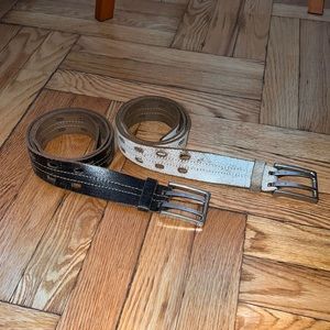 Pair of Buffalo David Bitton belts